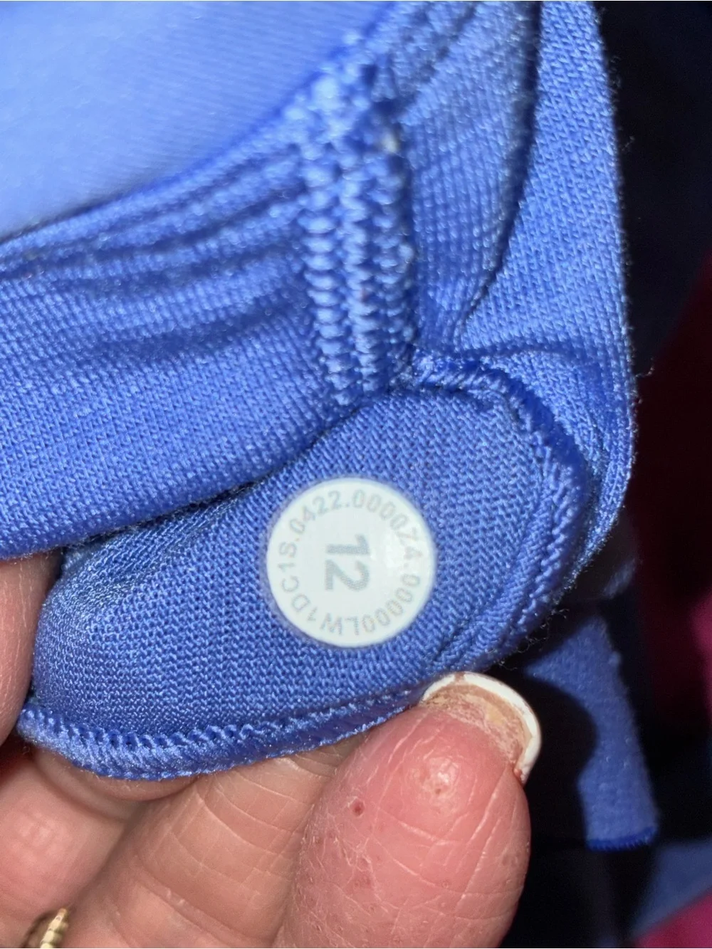 Lululemon invigorate tank periwinkle Sz 12